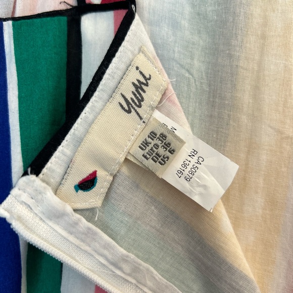 Yumi Rainbow Heart Stripe Dress! Size US:6 Uk:10 - Picture 7 of 7